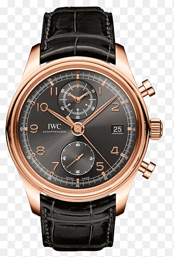 Home png clipart schaffhausen international watch company chronograph gold iwc coffee color watch wristwatch male watch color splash brown thumbnail